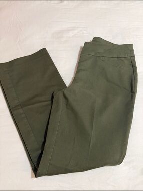 Women’s Olive Green Stretch Pants